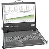 Tripp Lite Rackmount Console Short Depth Steel with Keyboard, Touchpad, & 19-Inch LCD 1URM (B021-000-19-SH)