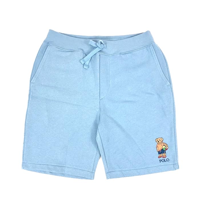 POLO RALPH LAUREN Men's Cotton/Polyester Blend Bear Fleece Shorts (2XL, Blue)2