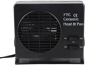 BOROCO Interior Heater, 12 V 300 W Comfort Defroster Auxiliary Heater Fan Heater, Car Heater Defroster for Car Windscreen Fast Heating