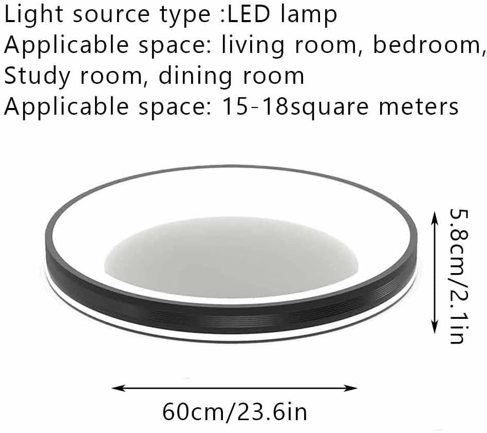 Plafonnier LED de chambre à coucher gris argenté 60cm à intensité variable