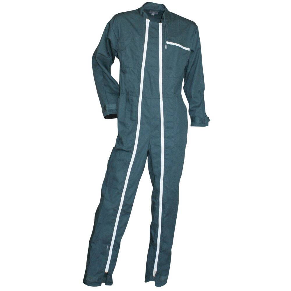 LMA 400517 FUSIBLE Combinaison Double Fermeture, Vert, Taille 1