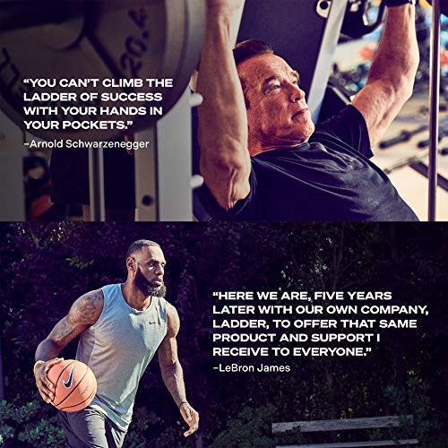 LADDER Sport Whey Protein Powder - 26g Protein, 7g BCAAs, 14g EAAs, 2 Billion CFU Probiotics, No Artificial Sweeteners, NSF Certified for Sport, formulated for Lebron James (Chocolate)