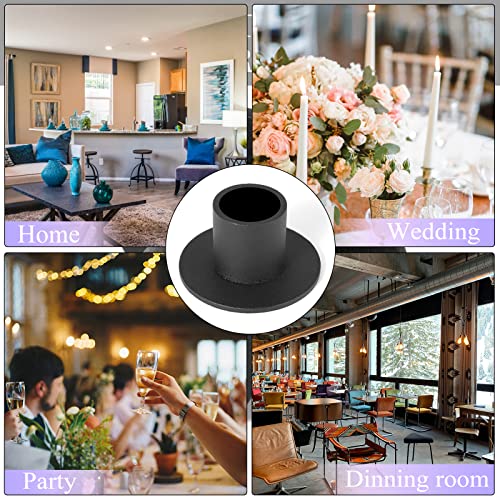 Ysnn 211165-4 Pcs Black Candle Holders Retro Candlestick Holder Farmhouse Decor thumb #5