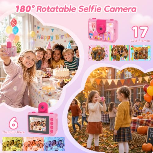 GKTZ Kids Waterproof Action Camera