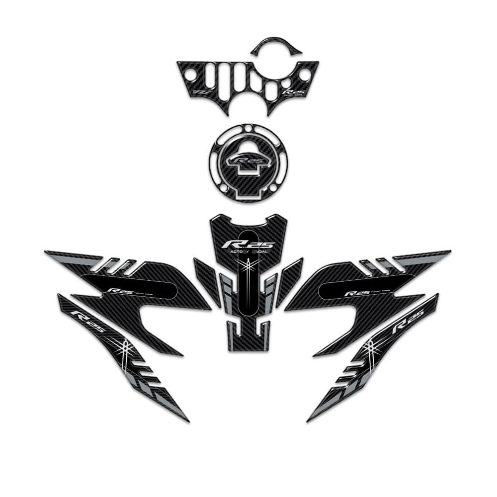 Fuel Tank Pad for YZF-R25 YZF R25 YZFR25 2019 2021 2023 Motorcycle Side Fuel Tank Pad Protector Sticker Decal Grip Traction Pads