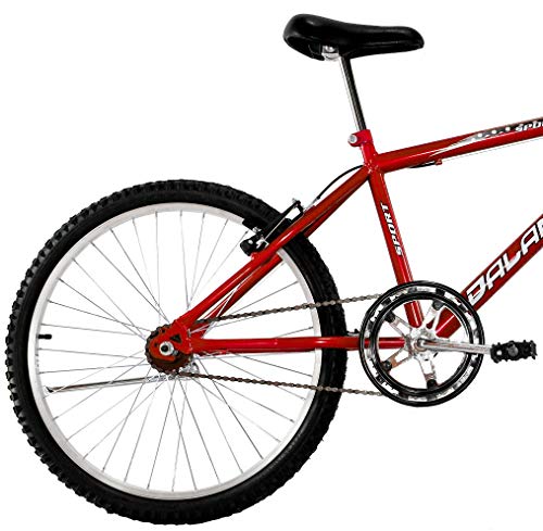 Bicicleta Aro 24 Masculina Dalannio Bike Sport Sem Marcha Vermelha