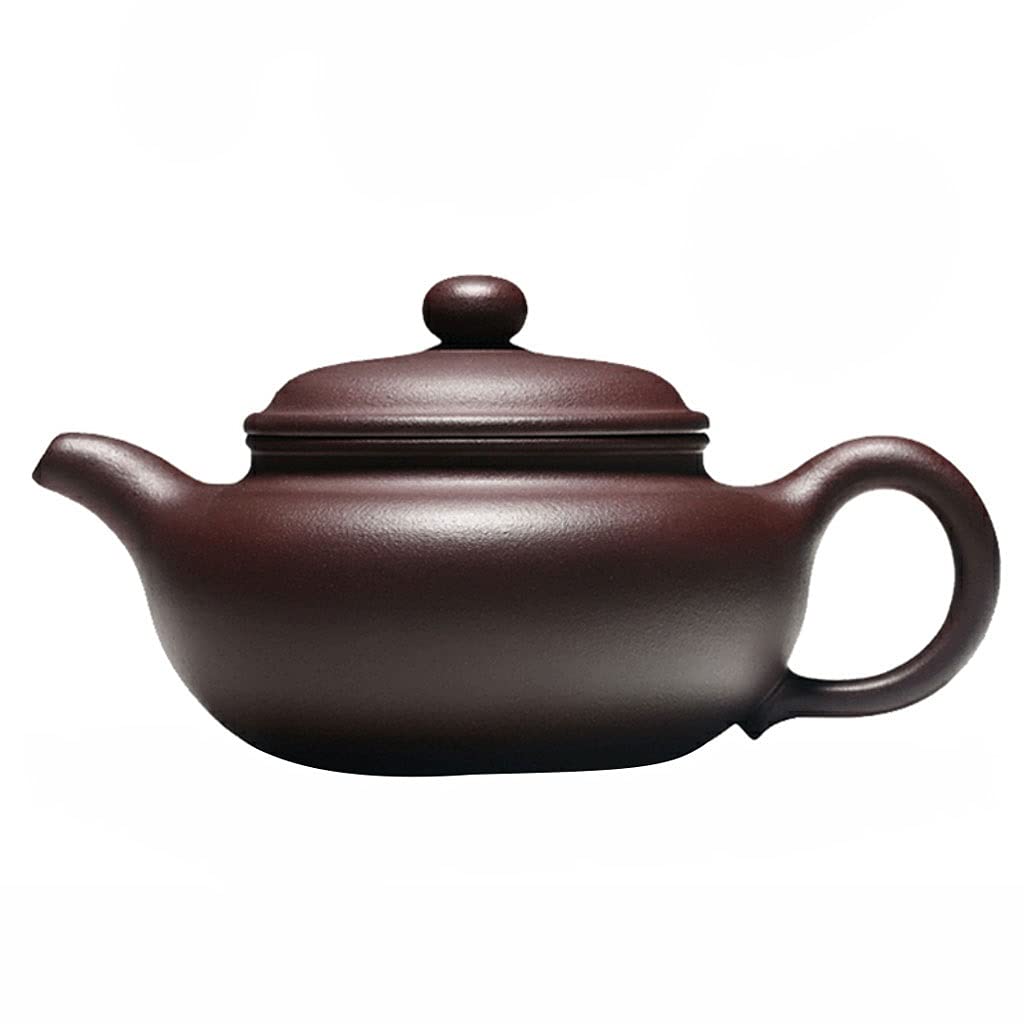 Tetera Tetera de Arcilla púrpura de Estilo Chino Antiguo Tetera Hecha a Mano de Tetera de Kung Fu Tetera esférica Kung Fu Tetera con Tapa Teteras (Size : 350ml/12.3oz)