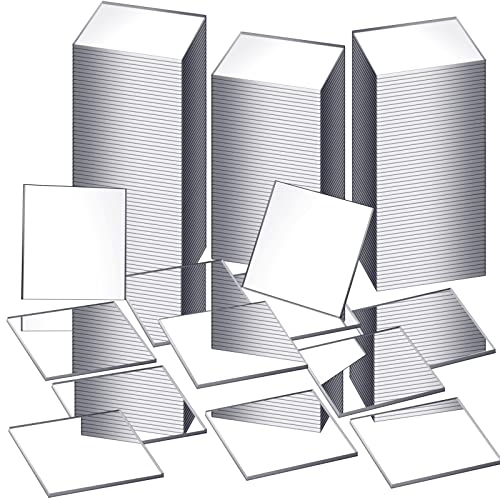 Jetec Mini Size Square Mirror Tiles Adhesive Small Square Craft Mirror Tiles for Crafts and DIY Projects Supplies(1 Inch,200 Pcs)