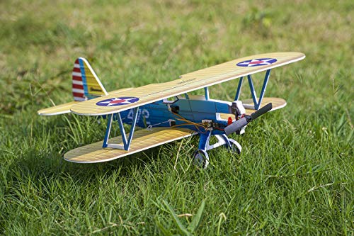 Avión teledirigido biplano Stearman PT-17 micro de 4 canales en foamy para interior E2505-157E 4