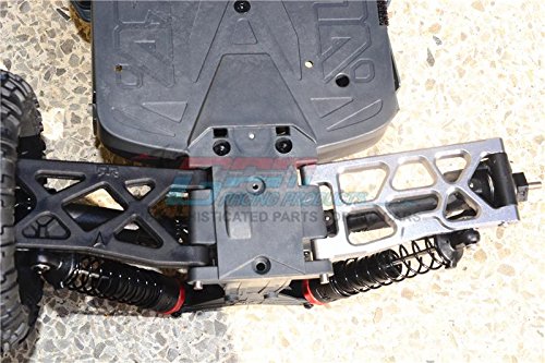 GPM for Arrma Granite 4x4 / Big Rock Crew Cab 4x4 Upgrade Parts Aluminum Rear Lower Arms - 1Pr Set Gray Silver