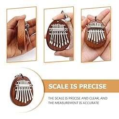 BIENKA Kalimba Pouce Piano 8 Tons avec Corde Portable Doigt Piano Bois Pouce Instrument de Musique for Débutant Musique… - Les Beatles, Paul McCartney, John Lennon, RIngo Starr, George Harrison BIENKA Kalimba Pouce Piano 8 Tons avec Corde Portable Doigt Piano Bois Pouce Instrument de Musique for Débutant Musique… – Image 7