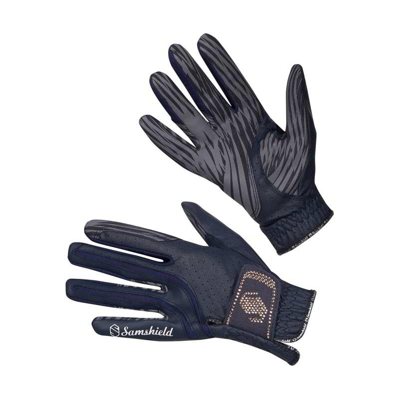 Samshield Swaro Gloves Navy Rose Gold 7, Blue