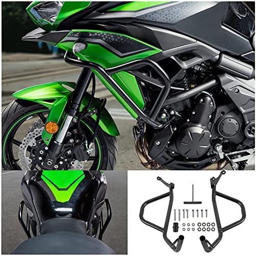 Motorcycle Versys 650 Engine Guard Bumper Highway Crash Bars Frame Slider Gas Fuel Tank Falling Protector for K.awasaki KLE650 Versys650 Versys-650 KLE 650 2022 2023 Engine Protection Bar