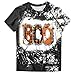 Halloween Shirts for Women 2025 Cute Ghost Shirt Fall Pumpkin Tshirt Coffee Graphic Tees Casual Short Sleeve Tops