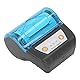 Tragbarer Bluetooth-Belegdrucker, 80-mm-Etikettendrucker, Kabelloses Thermodruckgerät, Eingebauter Akku für Reisen, Büro, Zuhause