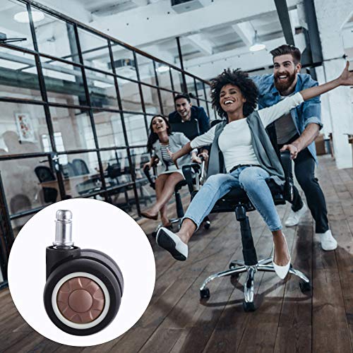 Rodas giratórias TEHAUX 5 peças sem ruído resistentes ao desgaste universal para móveis e carrinho d