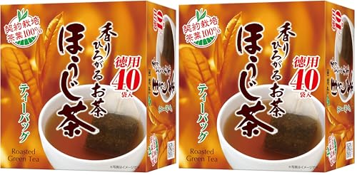 伊藤園 香りひろがるお茶 ほうじ茶 ティーバッグ 1.8g×40袋 (× 2)