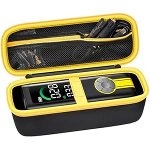 Funda compatible con Fanttik X10 Cross Case, tubo de aire y cable USB (negro, para Fanttik X10 Cross)