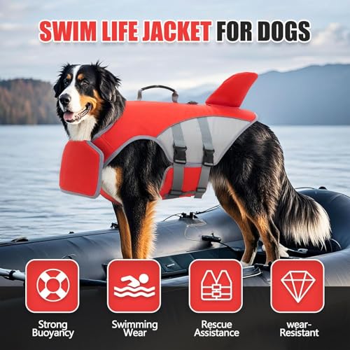 Gilet de natation pour chien en eaux libres haute résistance - 4