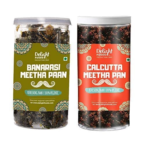 Mukhwas Banarasi Meetha Paan sans supari assortiment Calcutta et Banarasi digestif indien 200g