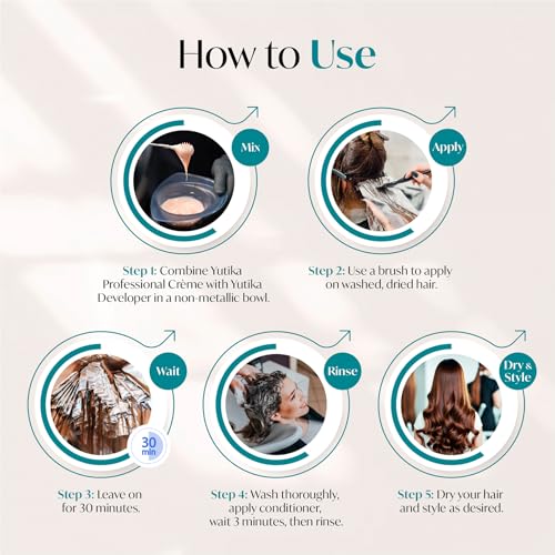 Image of Yuthika Professional Hair Developer 40 Volume (12%) Hair Color, 150ml - White