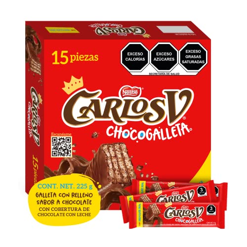 Consejos para Comprar Ferreoni . 38 Chocolates Nestlé Chocolate Carlos V Chocogalleta 15 Piezas 15g c/u