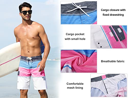 Image of Nonwe Men's Sportwear Quick Dry Board Shorts with Lining