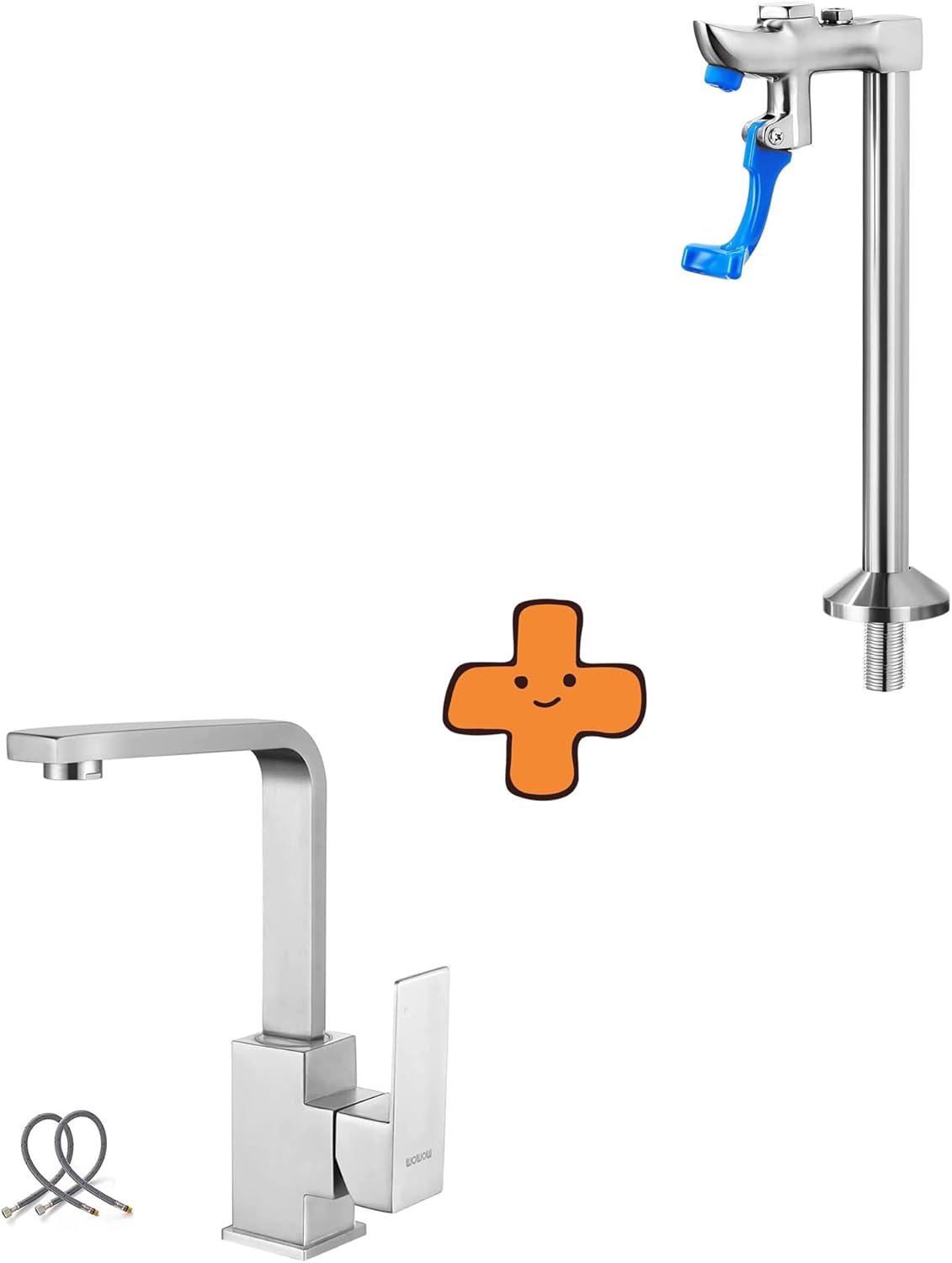 WOWOW Glass Filler Faucet 9 Inches and Bar Faucet