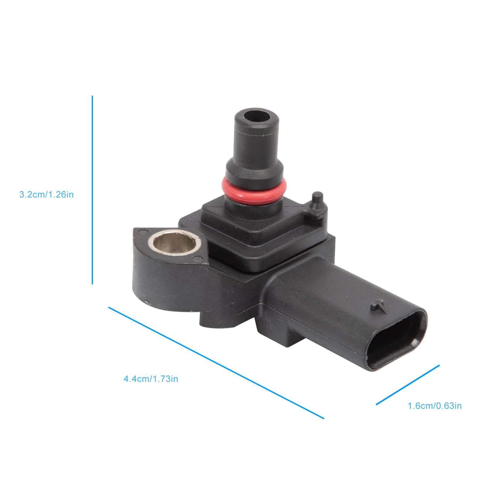 Sensor de Presión de Carga 13628570118 Compatible Con 1er F20 F21 E81 E82 E87 E88 2er F23 F45 F46 F87 Serie 3 E90 E91 E92 E93 4er F333 - Tubo de Succión