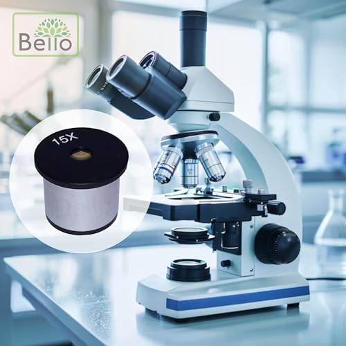 Image of Bello 15X Hygiene Eyepiece Lens for Microscope for School Collage Chemistry lab Laboratory