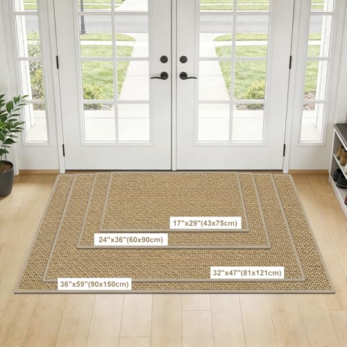 Paillasson interieur entree antidérapant et résistant LEKEEPGO - 3