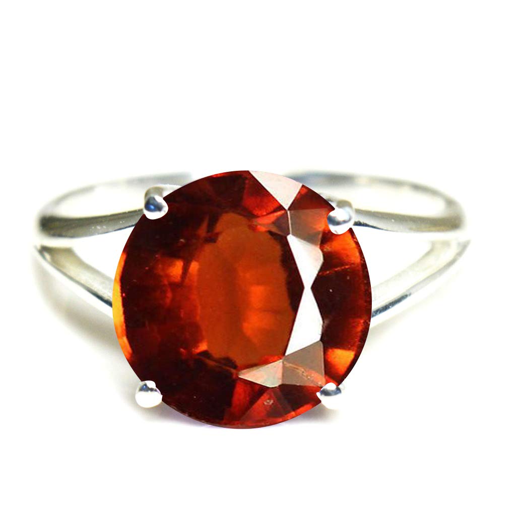 55Carat Choose Your Color Natural Round Gemstone Sterling Silver Ring for Her Friendship Love Sizes 5-13…