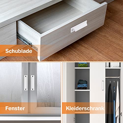 Catelves 2 Stücke Balkontürgriff Aaußen,Terassentürgriff Türgriff Balkontür Außen,Türgriff Terrassentür Außen,Terrassentür Griff für Türen und Fenster,Schubladen,Schranktüren