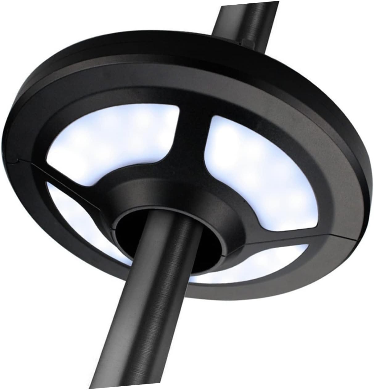 TEHAUX Led Umbrella Lamp Multifunctional Camping Tent Light Solar Powered Easy to Use