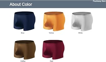 Underwear Boxers Briefs U pouch Mens underwear Convex breathable Man Sexy for Men pack boxer bulge