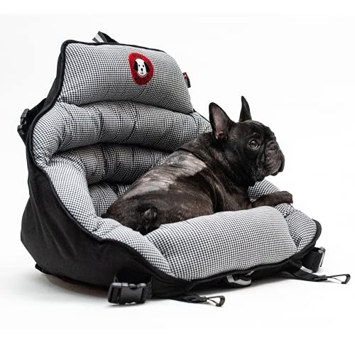 Pupsaver Dog Car Seats For Small & Medium Dogs | Travel Booster Pet Car Seat | Crash-Tested Car Dog Bed | Works With Pup Saver Seat Belt Harness | Recommended For Dogs Up To 30Lbs #TOP7