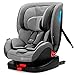 Kinderkraft Siège Auto Isofix VADO, Groupe 0+/1/2, de 0 à 25 kg, H-Guard, Gris