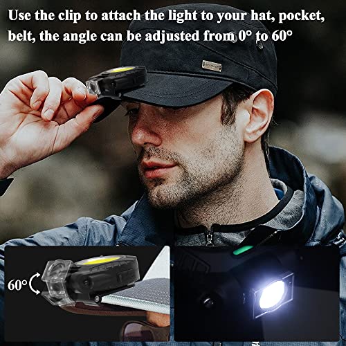 Cob Keychain Work Light Rechargeable, 1000lumens Bright Small Keychain Flashlights Waterproof - Image 2