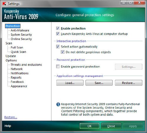 Kaspersky Anti-Virus 2009 [Old Version] #TOP6