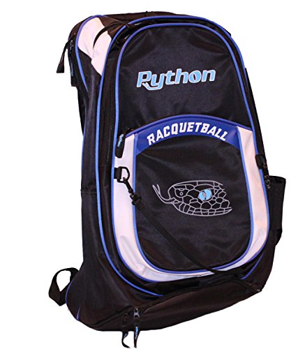 Python Deluxe Extra Long Racquetball Backpack Bag