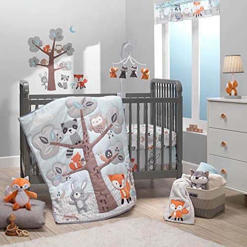 Bedtime Originals Woodland Friends Fitted Crib Sheet, Multicolor , 52x28x8 Inch (Pack of 1) #4