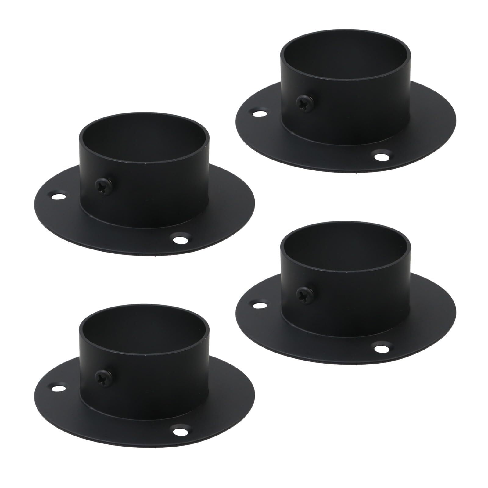 Support de poteau de clôture et terrasse pour aménager un garde-corps moderne avec ce lot de 4