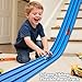 3-Lane Flexible Race Track for Kids 15ft Race Car Track Compatible with Diecast 1/64 Scale Cars, Flexible Car Track Race Ramp Toy with Strong Suction Cups