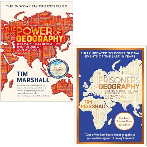 The Power of Geography, Prisoners Of Geography 2 Books Collection Set By Tim Marshall