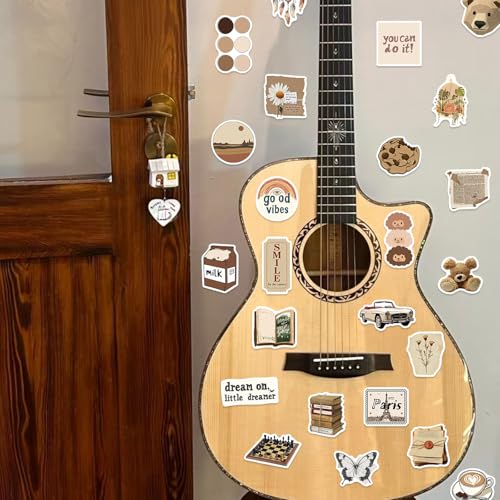 Image of 162Pcs Vintage Scrapbook Stickers, Aesthetic Scrapbook Stickers for Scrapbooking Journaling Junk Journal Scrapbook Supplies Resin Crafts Decorative Art Crafts DIY Crafts(Brown&Vintage162)