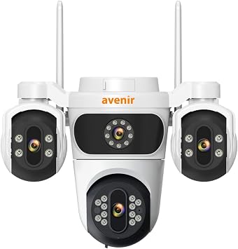 AV-S323 3 Kameral  Wifi 6mp 360 D nebilen Sesli Gece G r l  Kamera