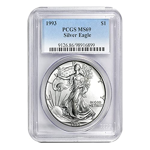 1993 American Silver Eagle ASE $1 MS-69 PCGS