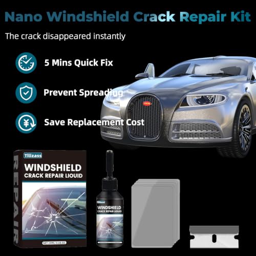 Tilizass Windshield Chip Repair Kit