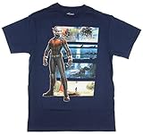Marvel Men's Ant-Man Movie Cinemant T-Shirt, Navy, X-Large