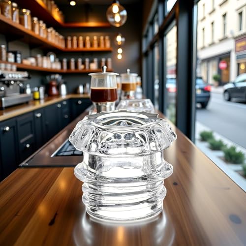 Transparent Coffee Percolator Glass Top Replacement Transparent Glass Knob Top for Percolator Replacement Parts for Coffee Pot Coffee Filters,Espresso Machine Replacement Parts